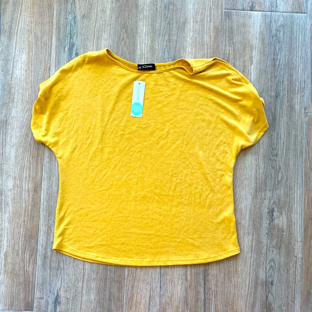 Colette Romey Cold Shoulder top